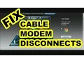 Resolve Cable Modem Disconnects Caused by High Upstream Power Level