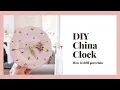 Download Lagu How to drill through ceramic, DIY home decor, vintage china clock