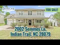 Is 2002 Semmes Ln Indian Trail NC Your Ideal Home