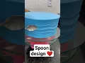 making design with spoon
