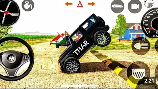dollar song modify Thar π||Krishna edit Indian car driving game play π₯#thar #tharlover