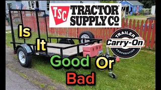 Tractor Supply 5x8 Carry-On Trailer honest review after 4 years of owning
