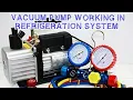 Vacuum Pump - How Its Work In Refrigeration System