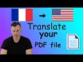 How to translate PDF to English with DocTranslator com
