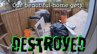 Ep. 4: First days living aboard our SAILBOAT, while our old home gets DESTROYED