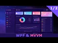 WPF VM Modern Main UI Design Part - Repository of Styles Menu Buttons Icons Drag