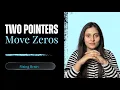 Move Zeros Two Pointer Pattern Explained Brute Optimal