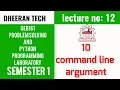 GE8161 PSPP LAB Manojkumar Lectures PYTHON LAB command line arguments program