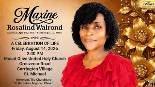 Celebrating the Life of Maxine Walrond