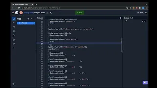 The Hangman Game Final Project Java
