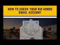How to check your Rio Hondo email