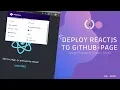 Tutorial - How to create a Github-Page with ReactJS Deploy React App to Github-Page
