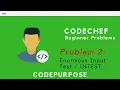 Problem 2 Enormous Input Test INTEST CodeChef Beginner C