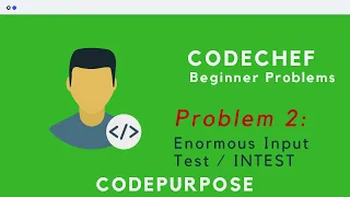 Problem 2 Enormous Input Test INTEST CodeChef Beginner C