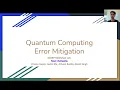 Quantum Computing Error Mitigation
