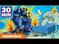 Download Lagu SpongeBob | Setiap Kali Rumah SquidWard Hancur Selama 30 Menit! | Nickelodeon Bahasa
