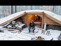 Download Lagu Man Bouwt Ondergrondse BLOKHUT Met Twee Kamers | Begin tot Eind door @bushcraftua