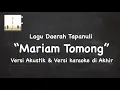 Materi Lagu Daerah Tapanuli \