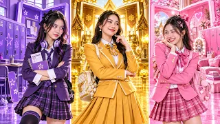 สาว Goth vs สาวฮอต vs สาวขี้อาย! 🏫😱🔥 ศึกชาเลนจ์โรงเรียน ใครจะเป็นผู้ชนะ?! 😂✨