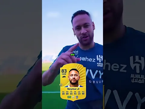 Reação do Neymar na sua carta do FC27🤣💔