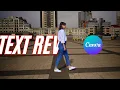 Text Reveal Effect Canva Tutorial Editing