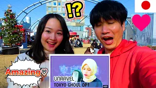 Download Japanese Girl react Rainych Unravel - Tokyo Ghoul OP1 MP3