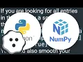 Finding local with Numpy in a 1D numpy array