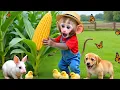 Download Lagu Monkey Nana drives a tractor to find the Missing Duckling and an Unexpected adventure at the farm