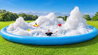 World's Biggest BUBBLE BATH!