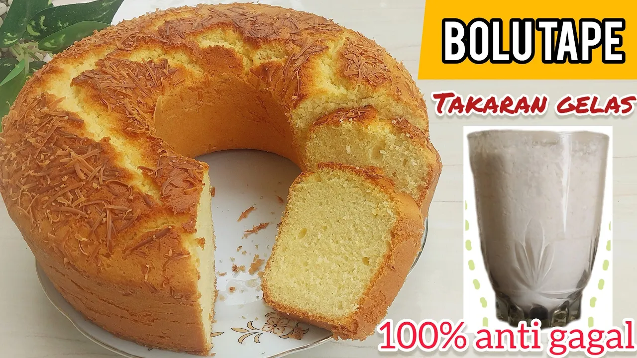 Pemula Wajib Coba Resep Ini‼️ BOLU TAPE KEJU TAKARAN GELAS ANTI GAGAL Pemula Wajib Coba Resep Ini‼️ BOLU TAPE KEJU TAKARAN GELAS ANTI GAGAL
