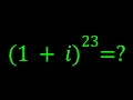 Simplifying A Complex Expression 1 i 23