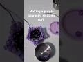 purple star mini Kandi cuff