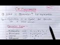 C - Operators Arithmetic Relational Logical Equality Ternary Operators