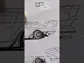 JDM printable coloring book Porsche 911 RWB