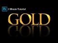 Gold Text Effect Areeb Productions