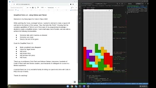 Simplified Tetris 1 0 - Python and Tkinter