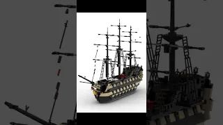 LEGO Pirate Ship Satisfying Building Animation