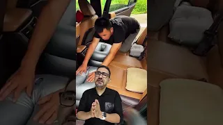 اغرب سرير سيارة يا عادل بييييه 