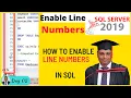 How to Enable Line Numbers Display Line Numbers SQL Server Management Studio SSMS Tips Trick