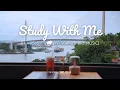 Download Lagu 📚 1-Hour Study With Me | Pomodoro 25-5 | Gentle Rain Sound (no music) | Bridge View on rainy day ⛈