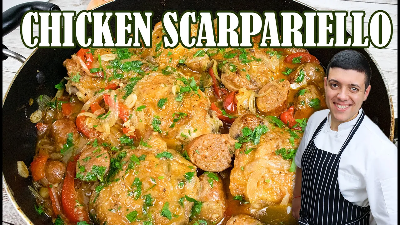 Chicken Scarpariello   Easy Italian Chicken Recipe for Dinner   Comfort Food by Lounging with Lenny