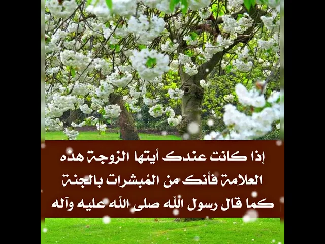 ⁣إذا كانت عندك هذه العلامة فإنكِ من المبشرات بالجنة كما قال رسول الله صلى الله عليه وآله.