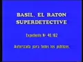 Download Lagu Basil, El ratón superdetective (VHS 1992) (Resubido)