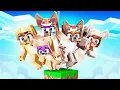 10 Friends on One DOG Block in Minecraft