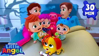 Ten in the Bed (Halloween Version) 🛌 Little Angel Nursery Rhymes and Kids Songs | After School Club
