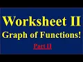 Worksheet II Graphs of Polynomial Rational functions Explained Step by Step part II