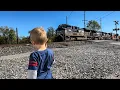 TRAIN TRACKING Levi Spots The FASTEST Norfolk Southern He s EVER Seen