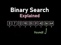 Binary Search Explained With Example Animated