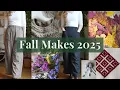 Everything I Made this Fall 🍁 | Sewing, Knitting, Crafting 🪡