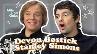 DEVON BOSTICK STANELY SIMONS on Loaded Diaper Cringey Lines FULL INTERVIEW Mile Ends Kicks